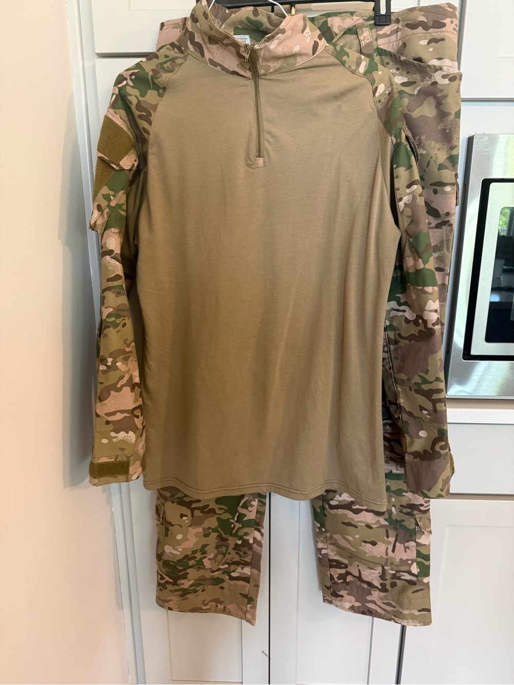 Vertx Recon Combat Long Sleeve 1/4 Zip Tactical Shirt w/ Viktos Contractor Pants